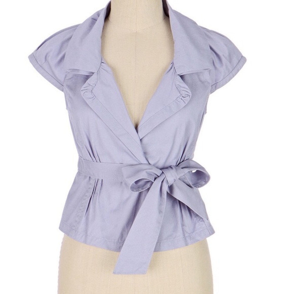 Anthro Idra cropped jacket